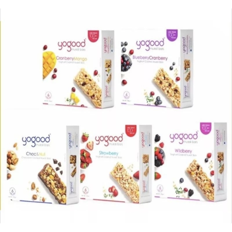 Yogood assorted muesli bar healthy oat bar breakfast oats snack tidbits on the go food energy bar exercise energy bar